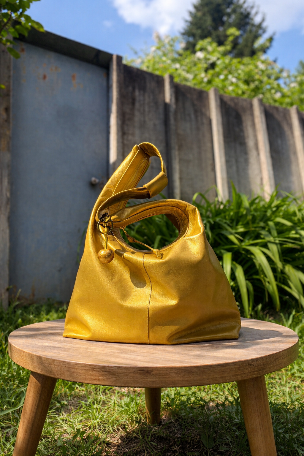 Hobo-Tasche (Liquid Gold)