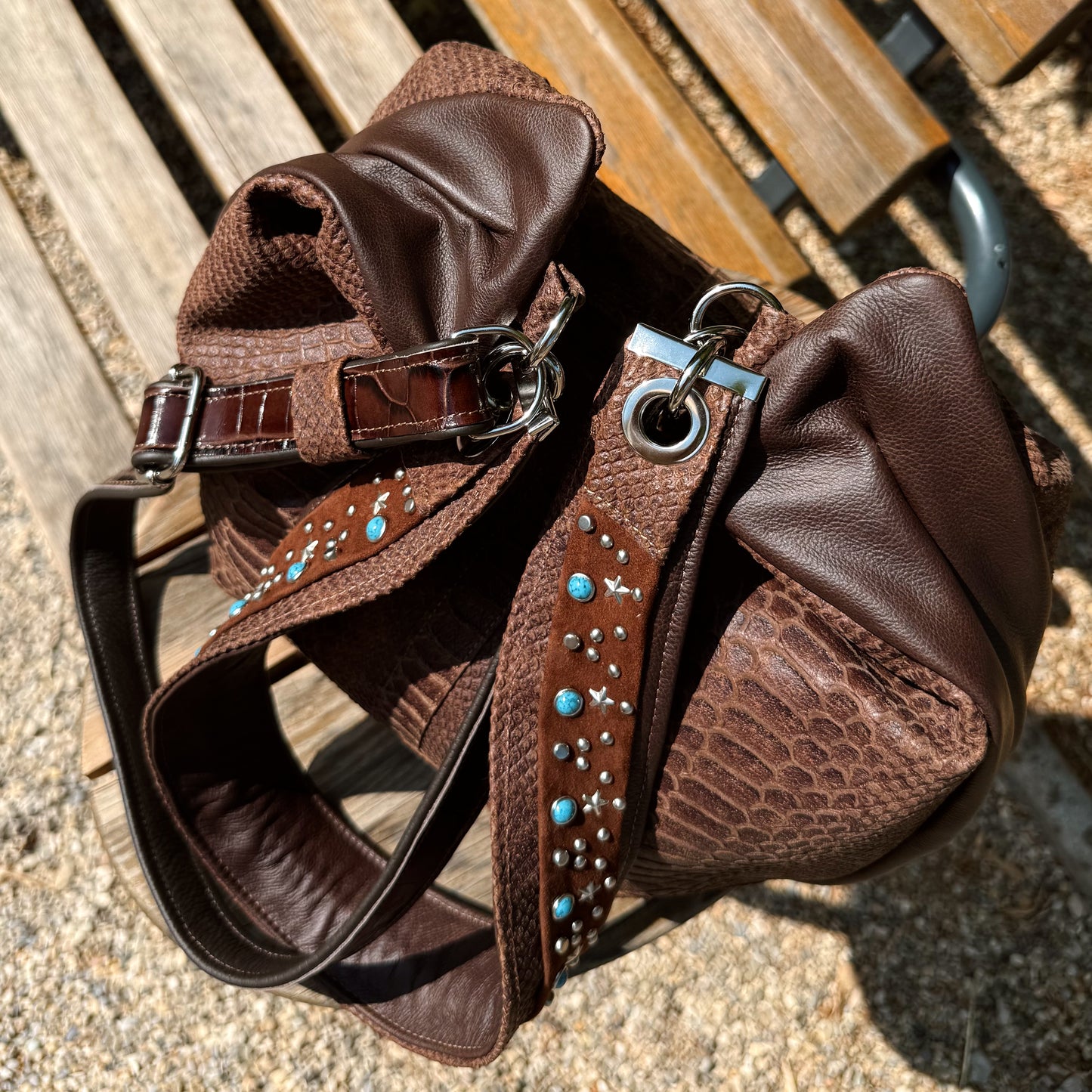 Hobo-Ledertasche Medium „Boho Arizona“