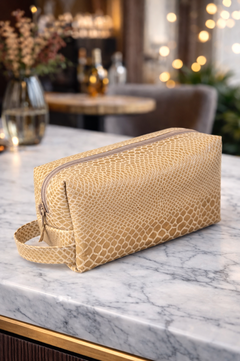 Personalized Leather Dopp Kit – Travel Toiletry & Organizer Bag (Handmade in Slovenia)