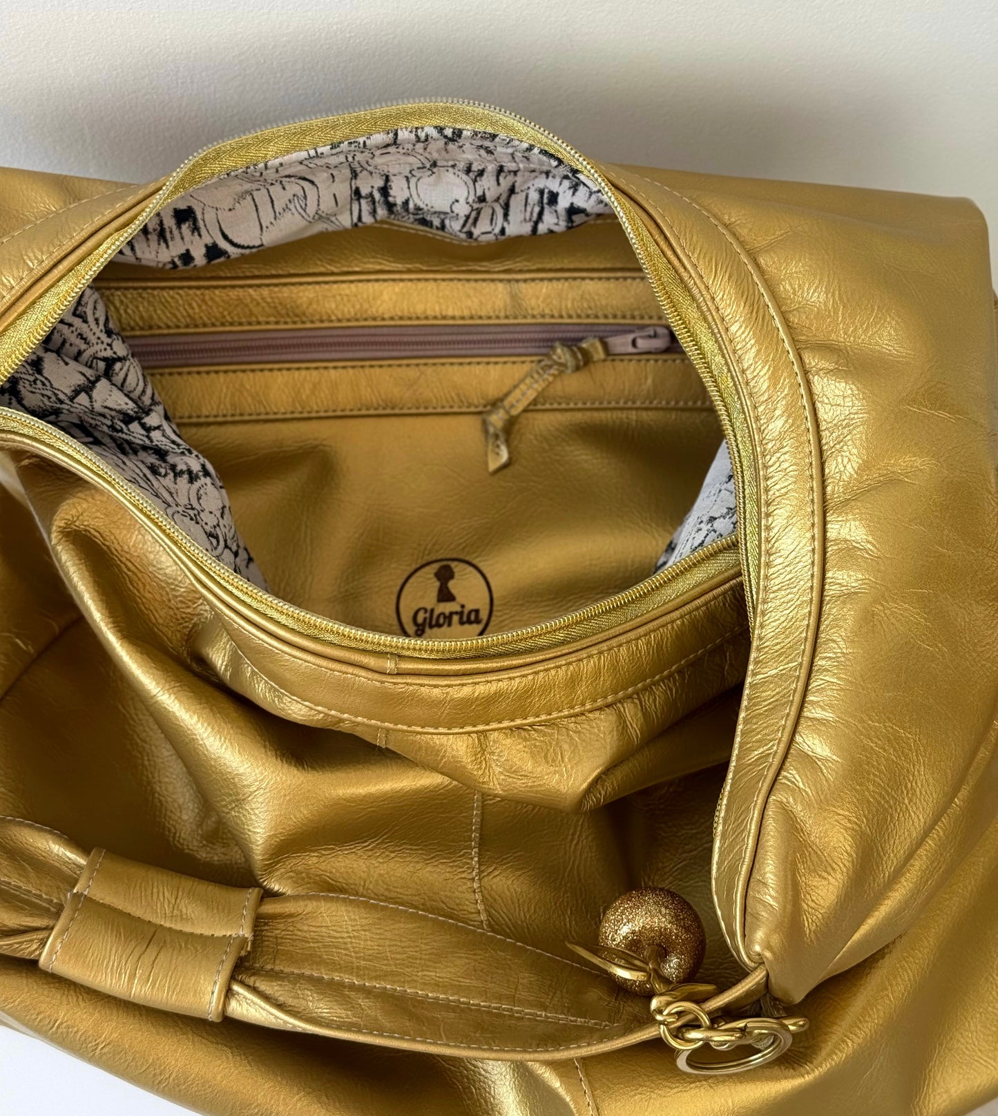 Hobo-Tasche (Liquid Gold)