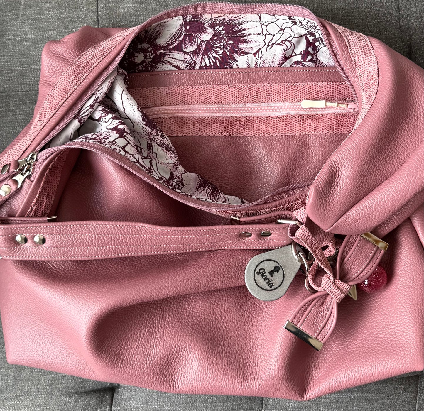 Hobo Bag Large (Dusty Rose)