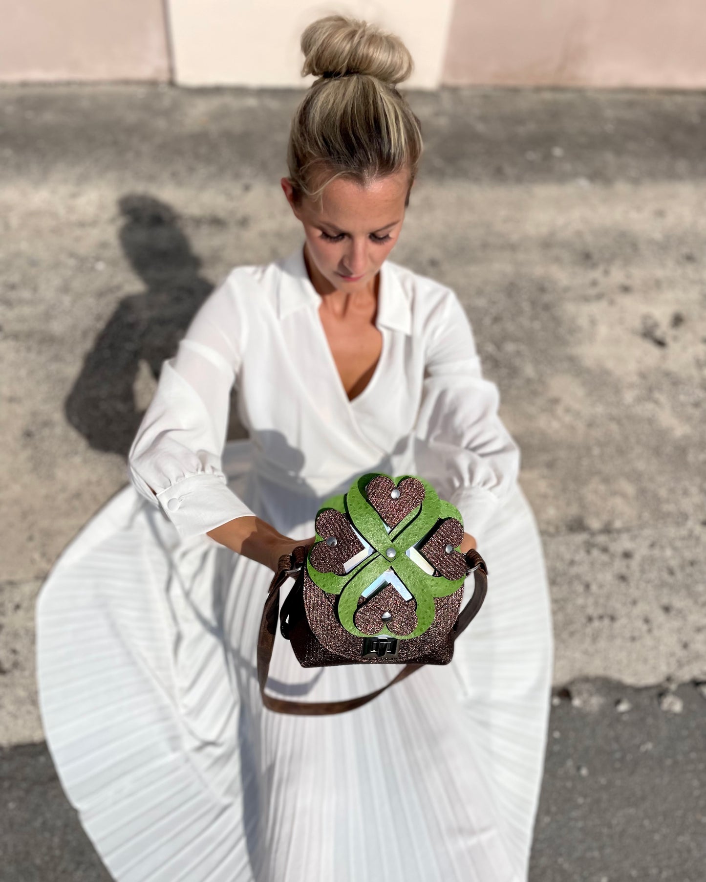 Fortune Clover - Leather Bag