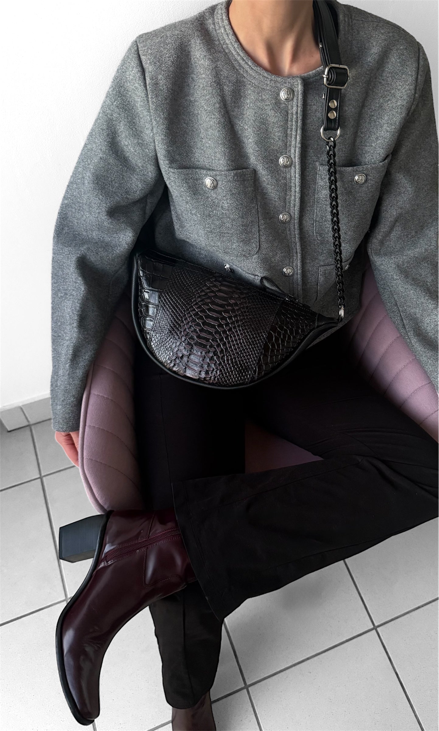 Moon Bag (Violet Noir)