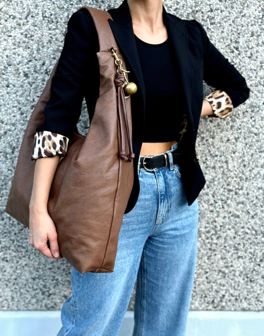 Hobo Bag (Cognac)