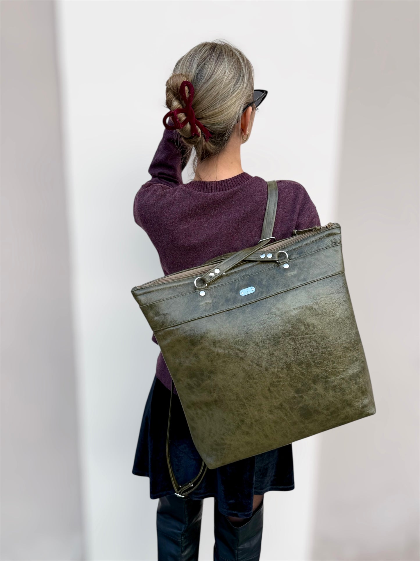 Tote Backpack (Olive)