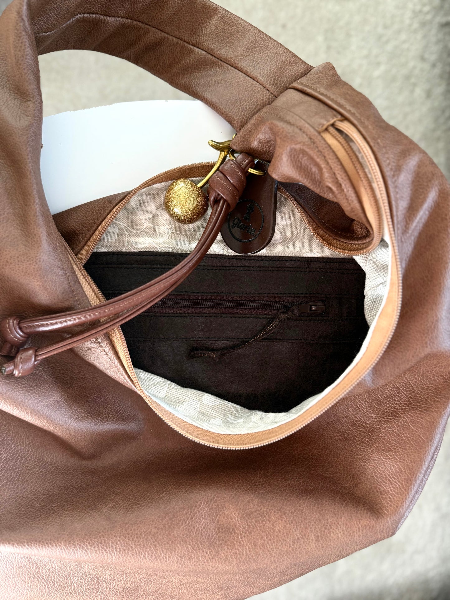Hobo Bag (Cognac)