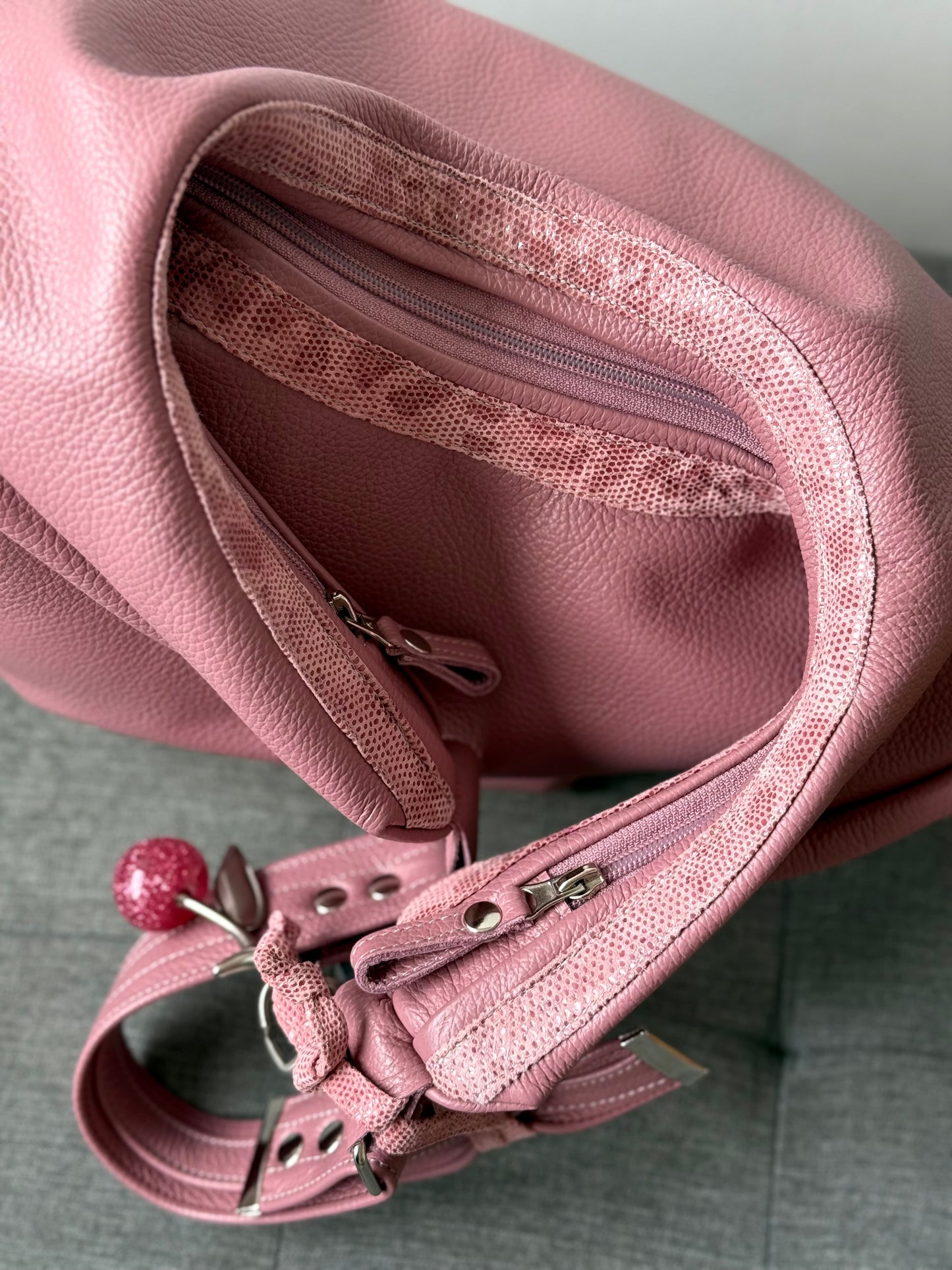 Hobo Bag Large (Dusty Rose)